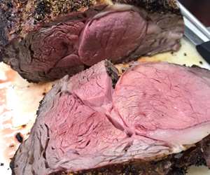 Roast beef, slow roasted to perfection